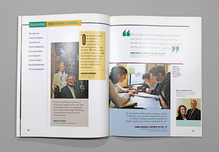 campaign brochure layout